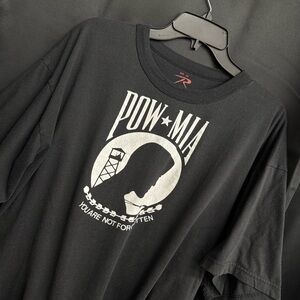 Vintage Pow Mia Rothco Blac tee size 3xl